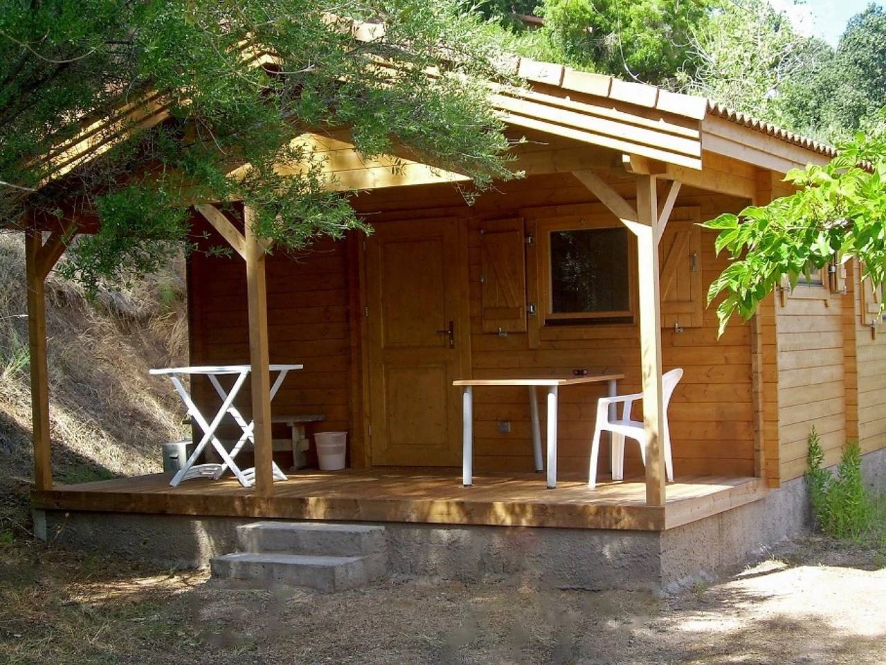 Zecamping 3 étoiles 2km plage parc aquatique locatif Bbq clim 25m2 in Cargèse, Parc naturel régional de Corse