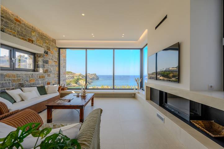 Location de vacances pour 6 personnes, avec jardin et vue sur l’océan dans Agia Pelagia - 3