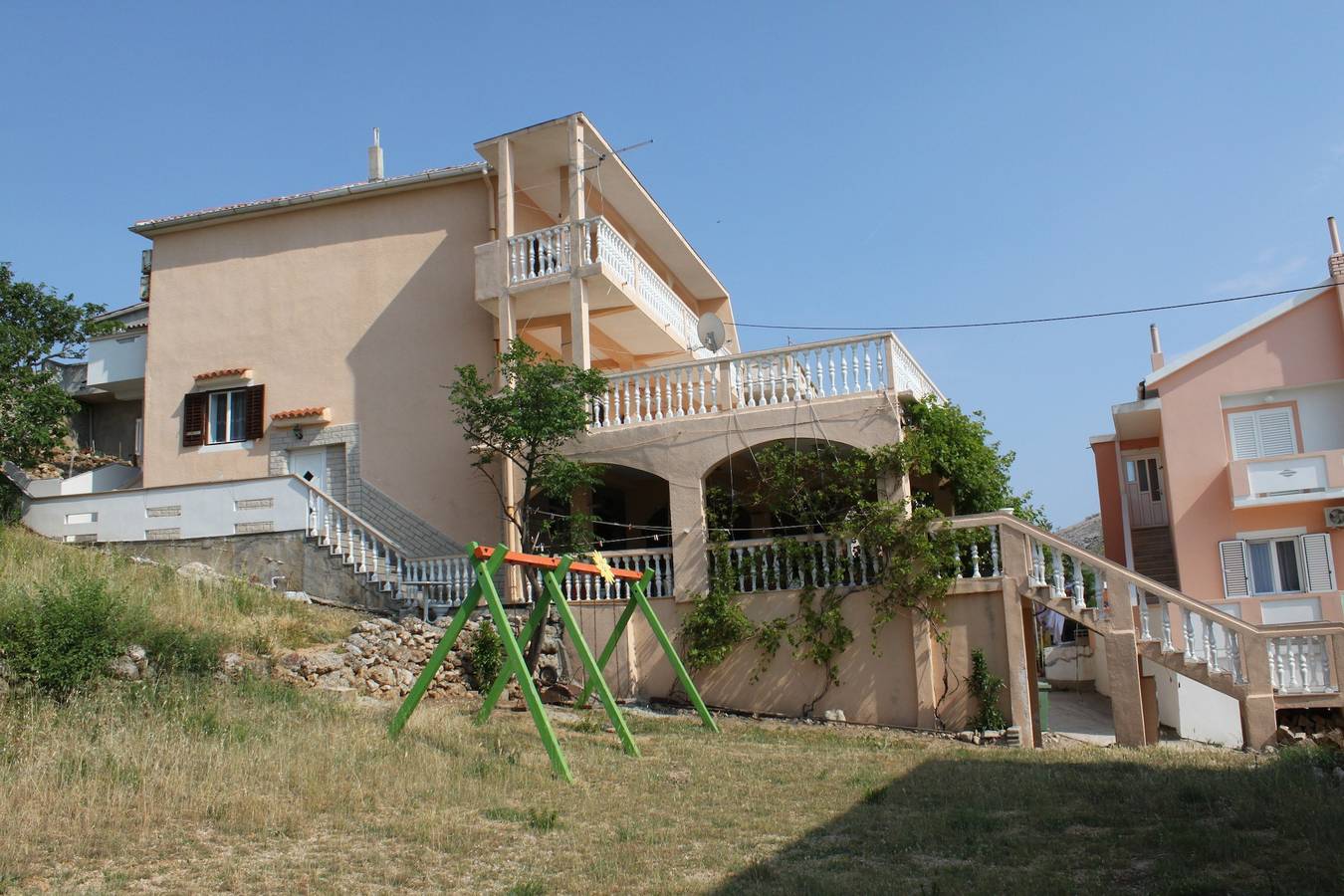 Ganze Wohnung, 1-Zimmer-Ferienwohnung am Strand Metajna (Pag) A-6522-a in Metajna, Pag