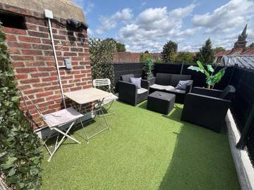 Gîte pour 4 personnes, avec balcon et vue à Béthune