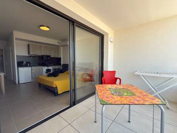 Studio für 2 Personen, mit Balkon/Terrasse in Valras-Plage
