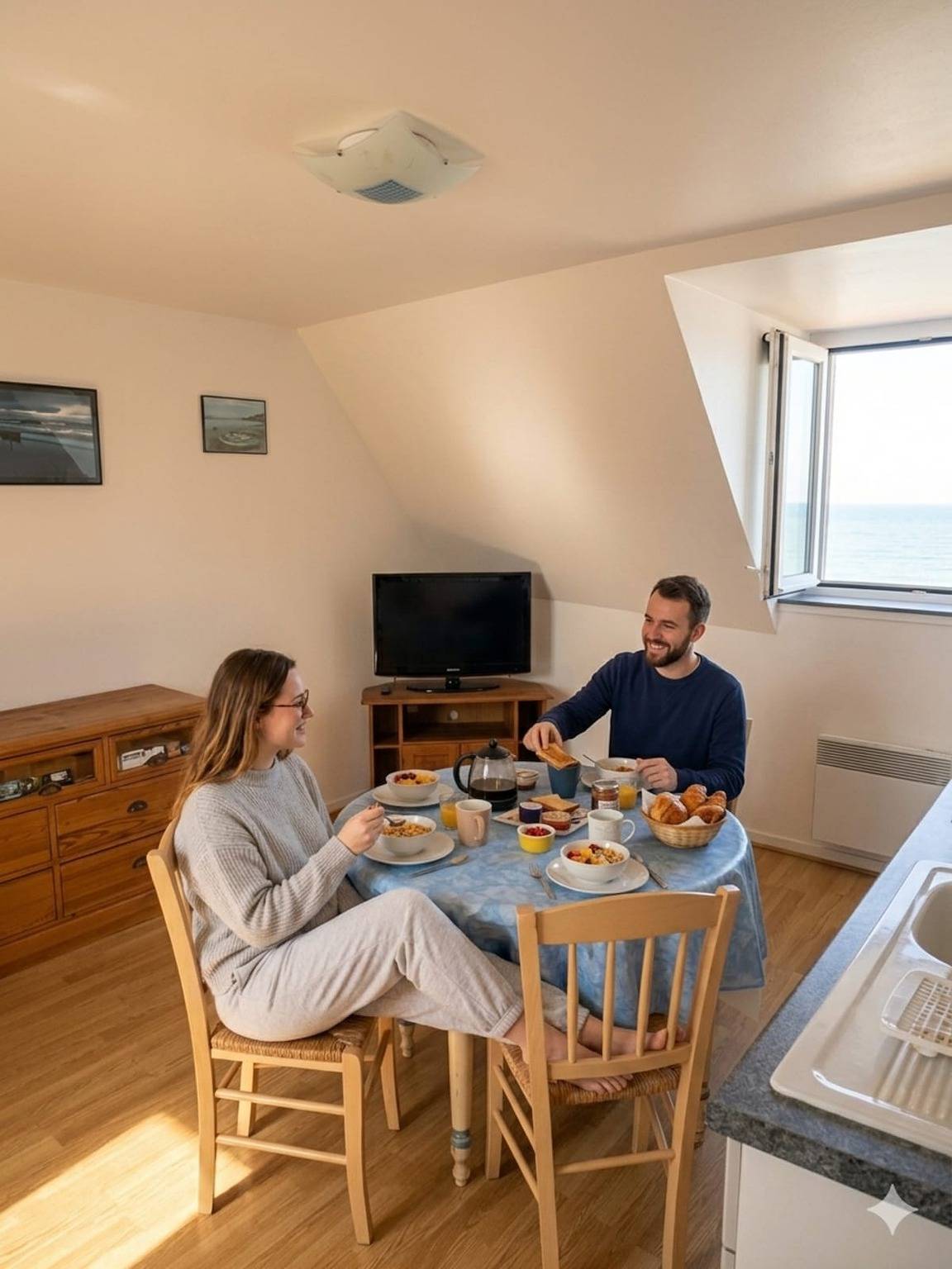 Apartamento entero, Seaside Escape – Charming Apartment in the Heart of Ault in Ault, Región de Abbeville