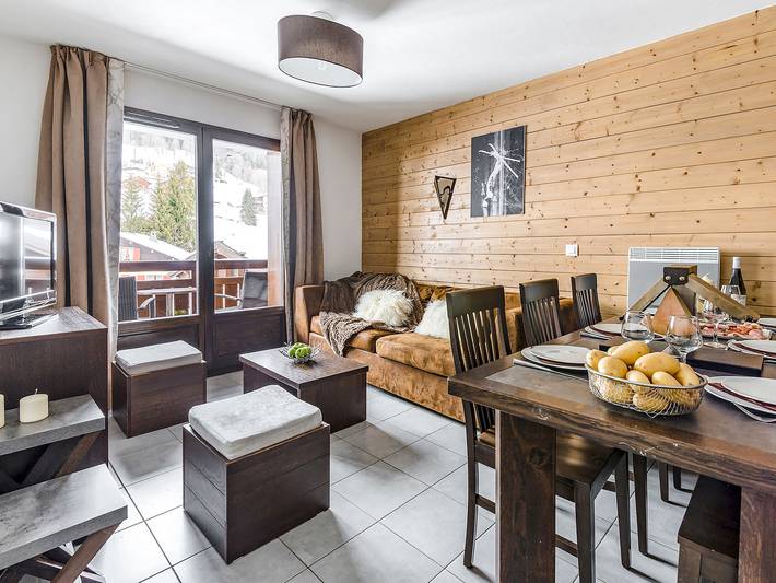 Gîte pour 6 personnes, avec sauna et balcon à Les Gets - 2