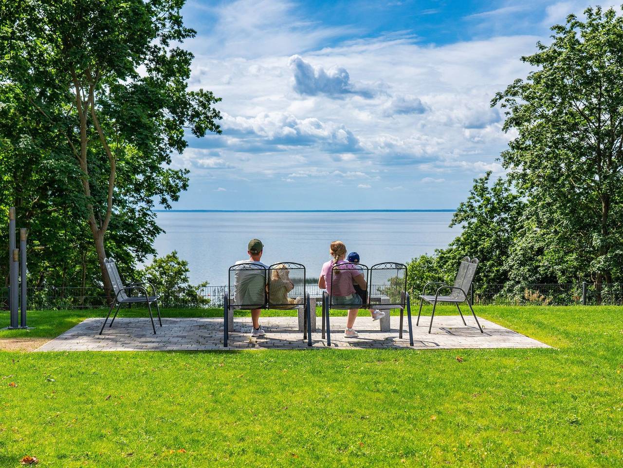 Ganze Ferienwohnung, Terrassenwohnung See-T-Raum 1 - Oase am Haff in Zirchow, Usedom