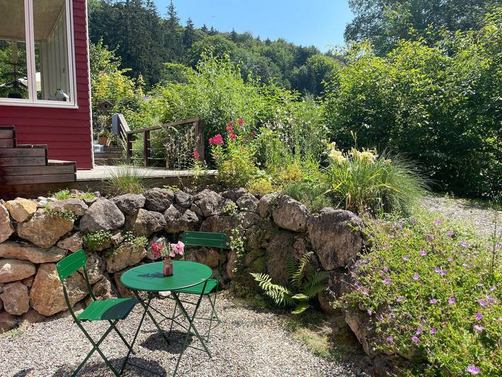 Ferienwohnung für 3 Personen, mit Garten