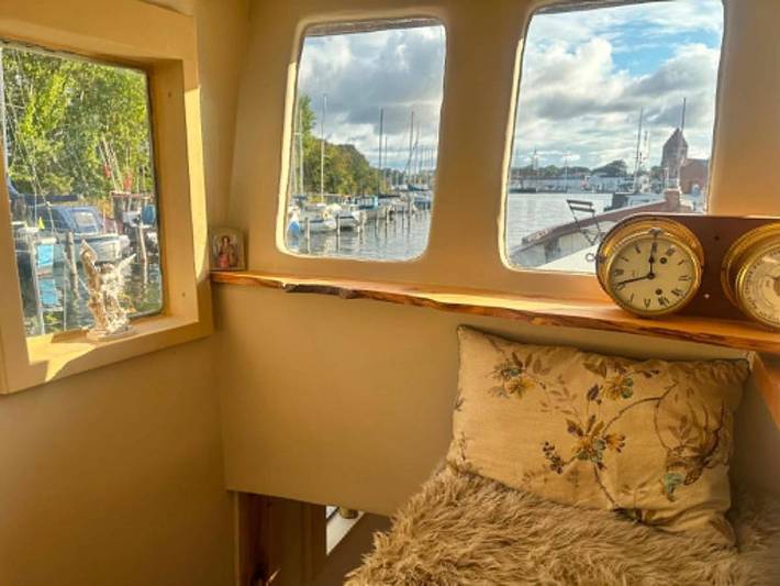 Boot für 4 Personen, mit Terrasse und Seeblick sowie Ausblick in Dänemark