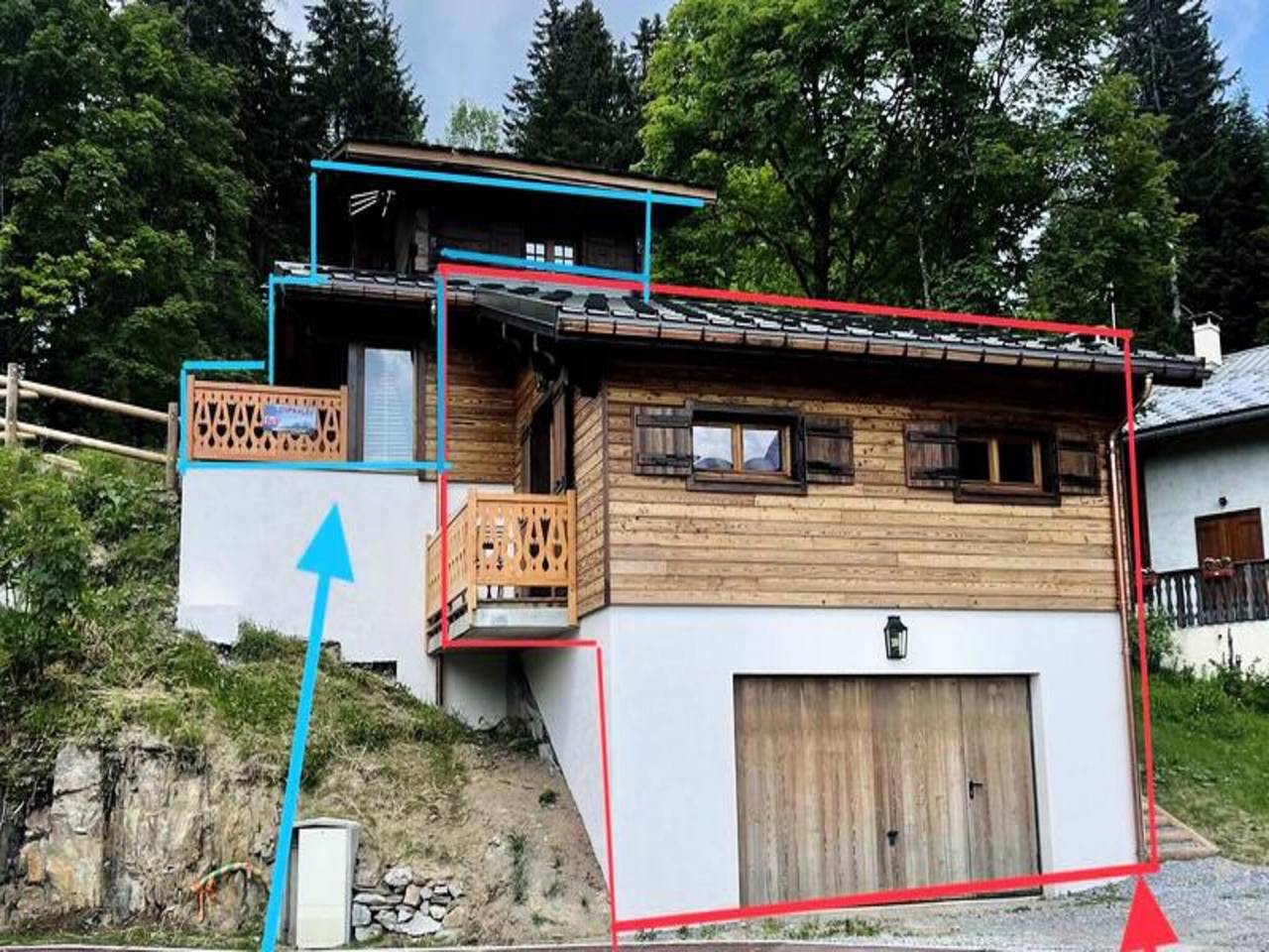 Apartamento entero, Chalet cerca de las pistas de esquí de Crest-Voland in Crest-Voland, Albertville region