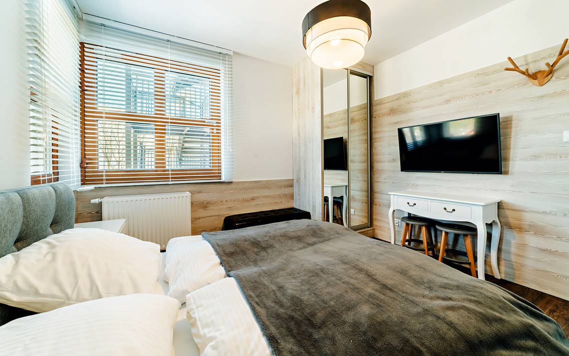 Cały apartament wypoczynkowy, Apartament wakacyjny dla 4 osób z balkon in Karpacz, Sudety (Polska)