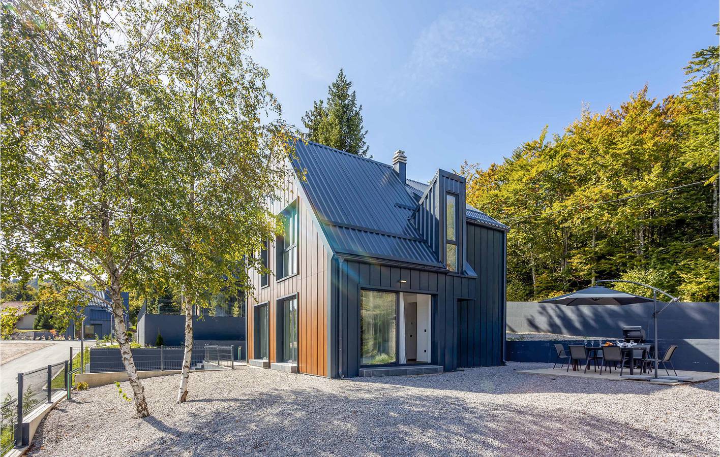 Stilvolle 1-Zimmer-Wohnung mit Sauna, Terrasse und malerischer Aussicht in Delnice, Primorje-Gorski Kotar