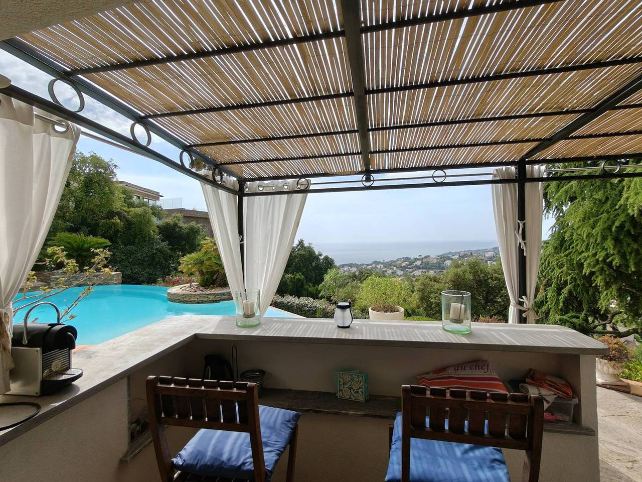 Villa avec  piscine et clim - 7 pers., vue mer in Saint-Aygulf, Roquebrune-sur-Argens