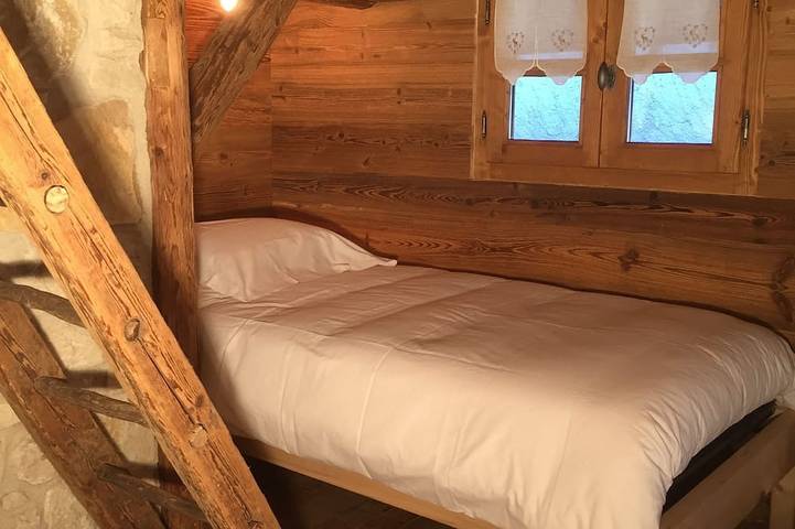 Ganze Wohnung, Duplex stehend 7-9 p in authentischem Chalet - La Plagne Village Resort in Champagny-en-Vanoise, Vanoise-Massiv