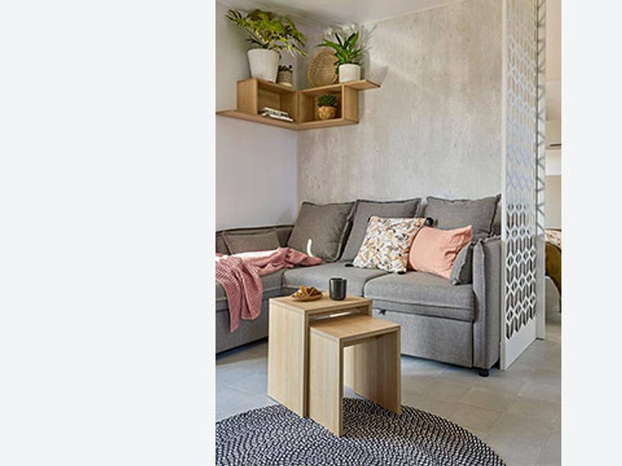 Sunêlia Domaine de Champé - Mobilheim 4 personen - Sunêlia Luxe Iroise 2 Zimmer 35m² - Tv - Lv - Bettwäsche vorhanden in Bussang, Regionaler Naturpark Belchen der Vogesen