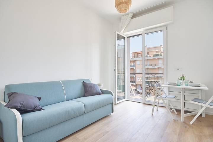 Appartamento per 2 persone, con terrazza a Borghetto Santo Spirito