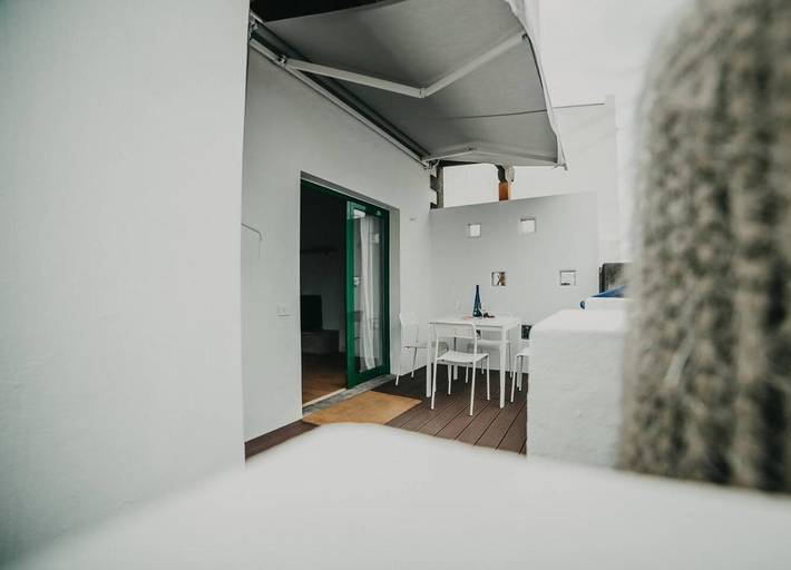 Apartamento para 6 personas, con Balcón y Jardín en La Santa