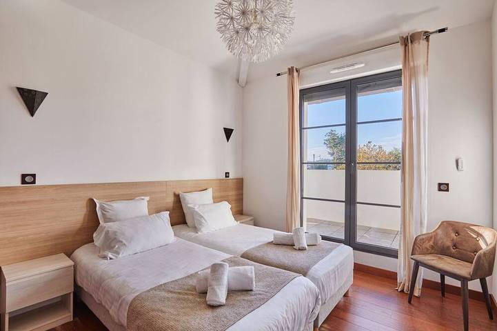 Location de vacances pour 8 personnes, avec balcon dans Golf d'Ilbarritz - 4