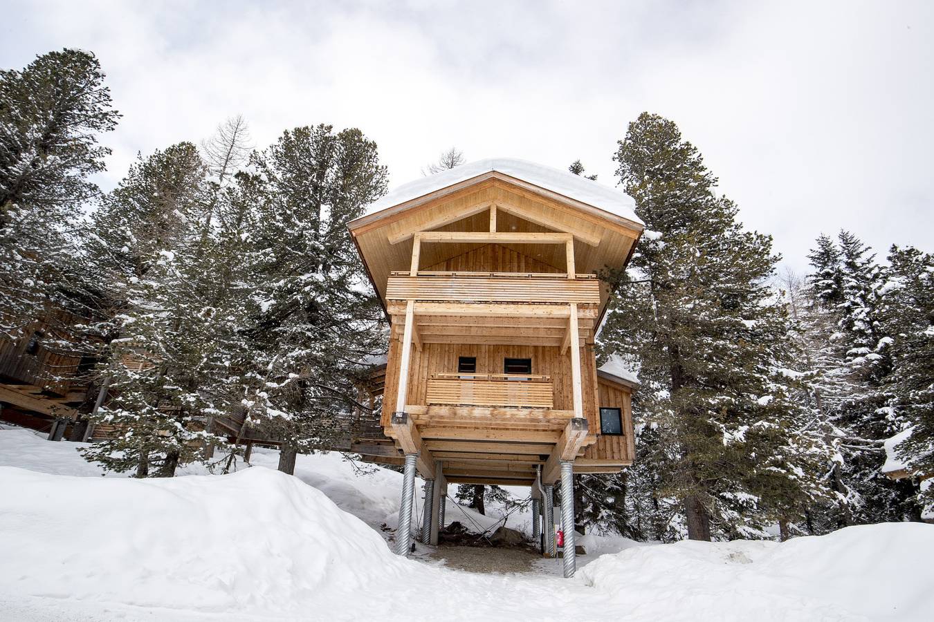 Ferienhaus # 29 mit Ir-Sauna und Whirlpool innen in Stadl-Predlitz, Turracher Höhe