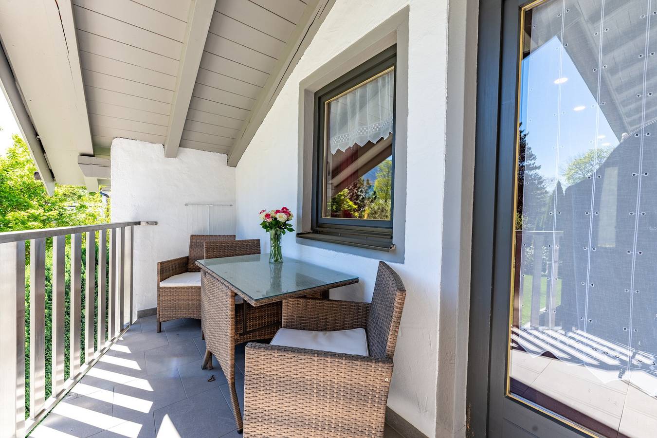 Ganze Wohnung, Ferienwohnung 'Gästehaus Wolfgang Lödensee -5-' mit Bergblick, Balkon und Wi-Fi in Ruhpolding, Bayerische Alpen