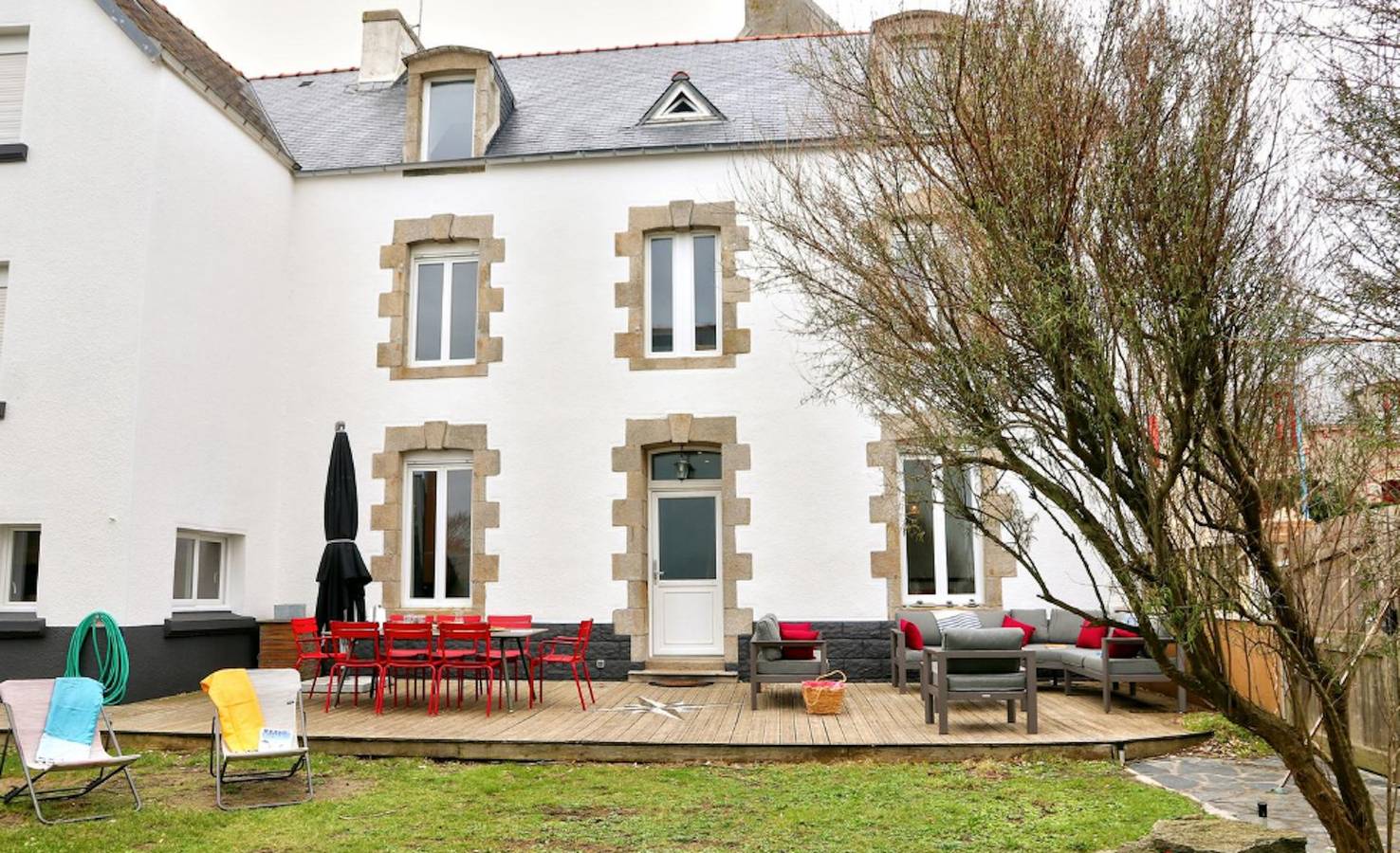 Grande maison familiale pour 9 - Bord de mer in Saint-Guénolé, Penmarch