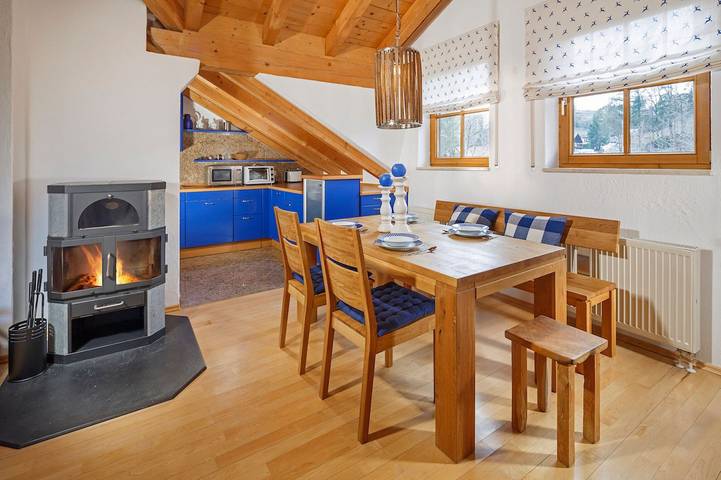 Hütte für 4 Personen, mit Balkon und Ausblick in Oberstaufen