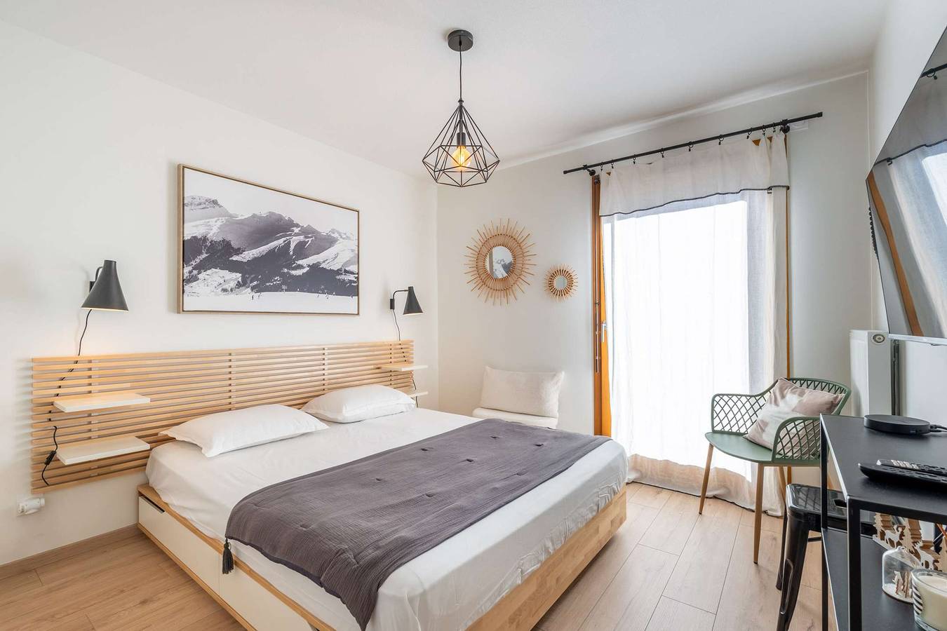 Apartamento vacacional entero, Diamant : Appartement lumineux avec garage, centre village in Saint-Jean-de-Sixt, Región de Annecy