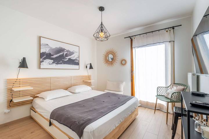 Apartamento vacacional entero, Diamant : Appartement lumineux avec garage, centre village in Saint-Jean-de-Sixt, Región de Annecy