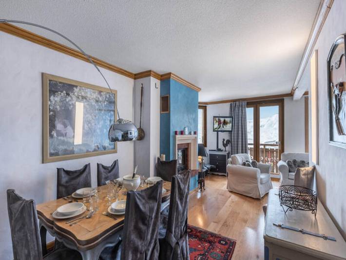 Gîte pour 6 personnes, avec balcon et sauna, adapté aux familles dans Office De Tourisme De Val Thorens