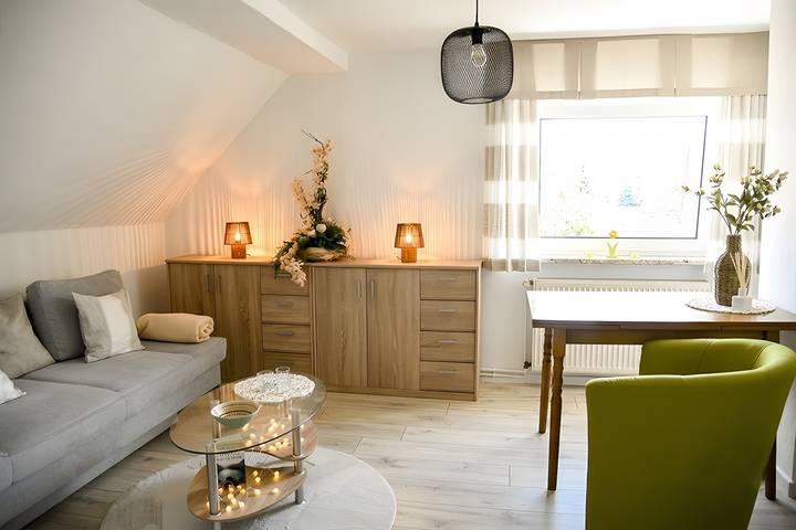 Ferienhaus 'Alte Liebe' mit Gemeinschaftsterrasse, Gemeinschaftsgarten und WLAN in Delitzsch, Nordsachsen