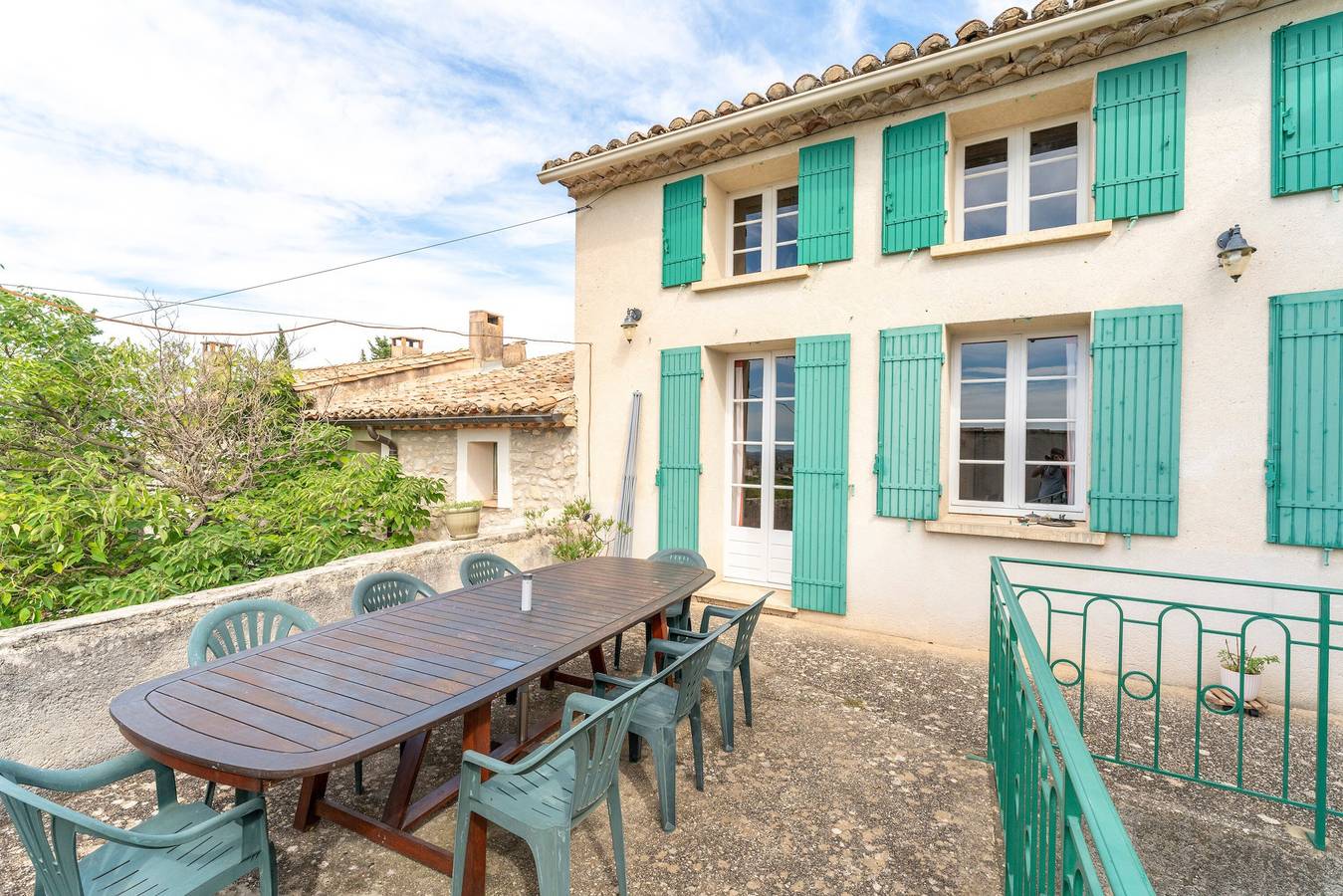 Ferienwohnung 'Chambre Orange' mit Gemeinschaftspool, gemeinsamer Terrasse und Wi-Fi in Crillon-le-Brave, Parc naturel régional du Mont-Ventoux