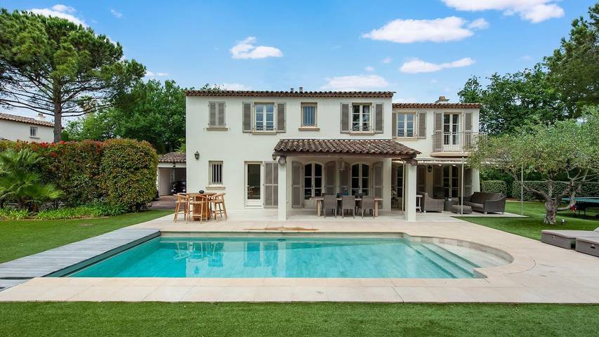 Villa voor 8 personen, with zwembad and tuin as well as whirlpool and terras, met huisdier in Gassin