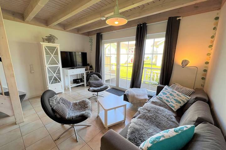 Ferienhaus für 6 Personen, mit Garten und Sauna sowie Terrasse, mit Haustier in Hansa-Park