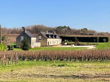 Gîte pour 6 personnes, avec terrasse et jardin à Benais