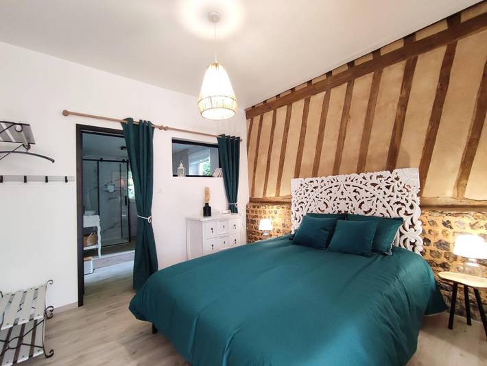Gîte pour 2 personnes, avec terrasse et jardin, animaux acceptés