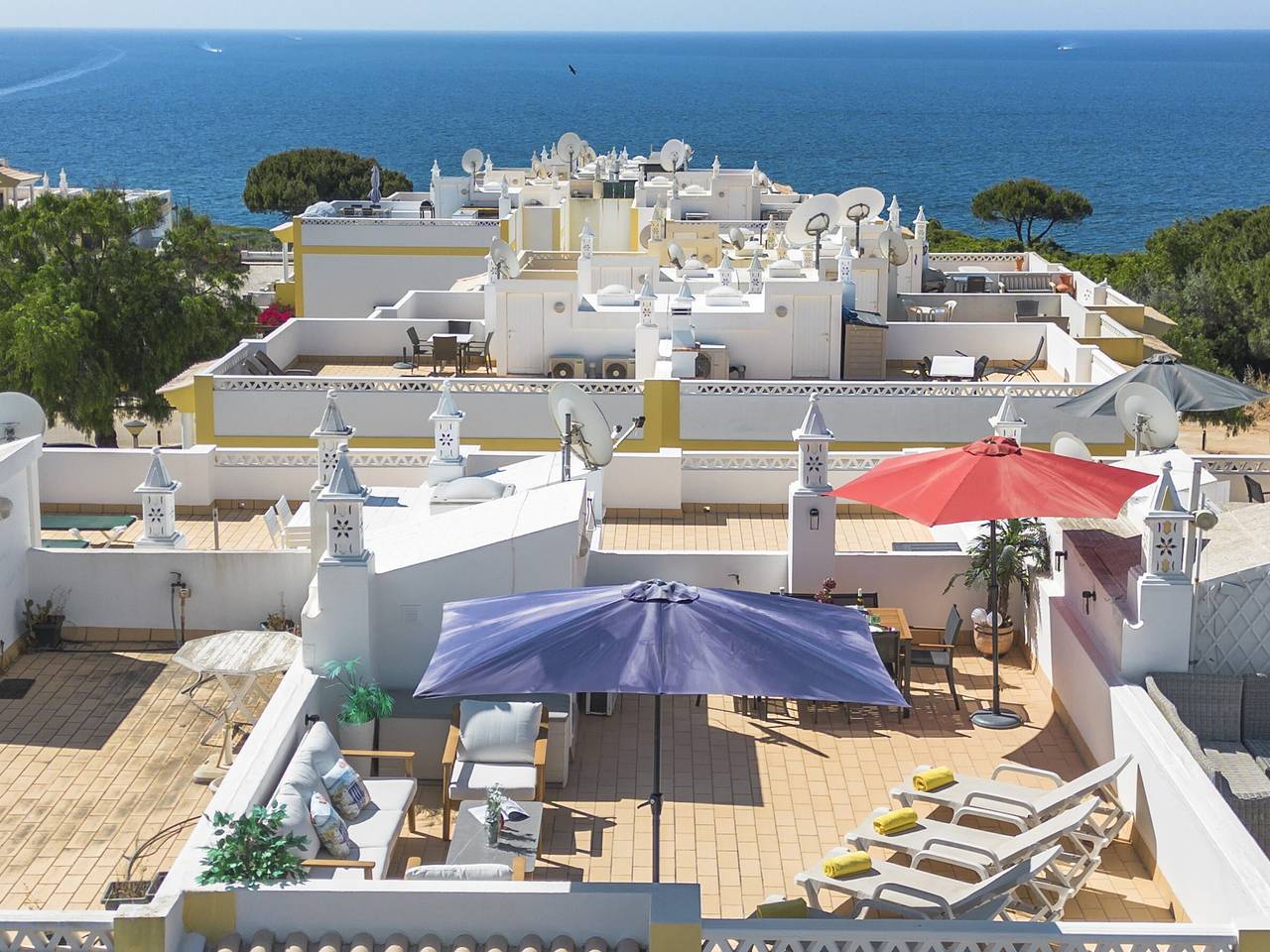 Reihenhaus mit Meerblick - 4 Pers. in Lagoa, Faro Distrikt