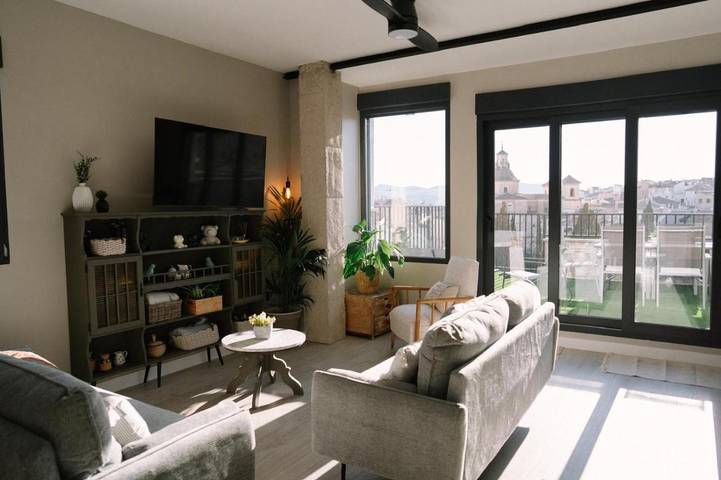 Appartement de vacances pour 8 personnes, avec Terrasse et Vue