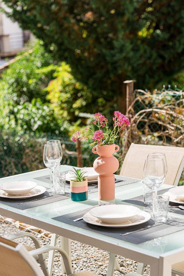 Appartement de vacances pour 4 personnes, avec Balcon ainsi que Terrasse et Jardin