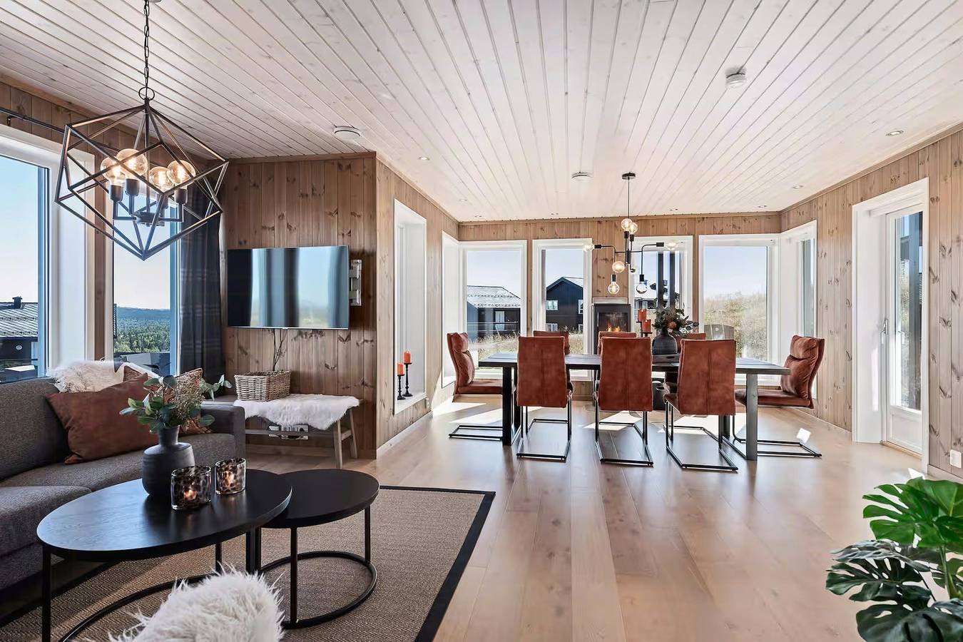 Ganze Wohnung, Moderne Ferienwohnung für ganzjährige Nutzung am Golsfjellet in Gol