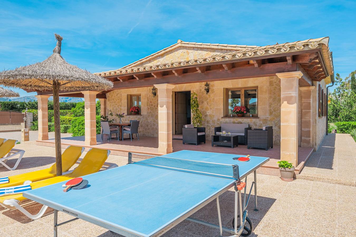 Traditionelle Villa mit privatem Pool, Wlan, Terrasse und Garten in Pollença, Mallorcas Küste