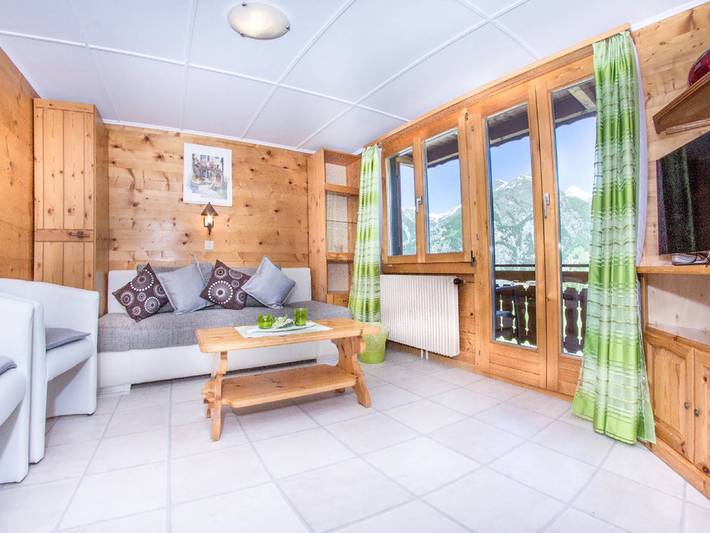 Gîte pour 6 personnes, avec balcon ainsi que jardin et vue, animaux acceptés à Grächen - 2