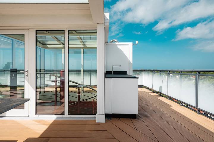 Ferienwohnung für 4 Personen, mit Whirlpool und Balkon sowie Sauna in Wustrow - 3