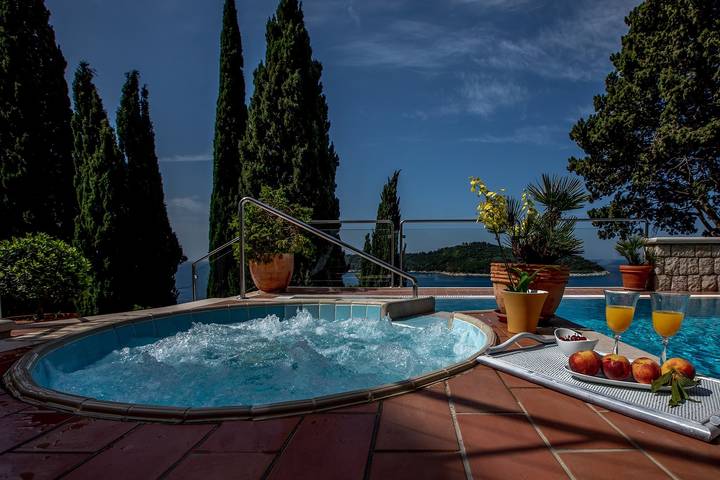 Ferienhaus für 12 Personen, mit Pool und Balkon sowie Sauna und Balkon/Terrasse in Dubrovnik - 3