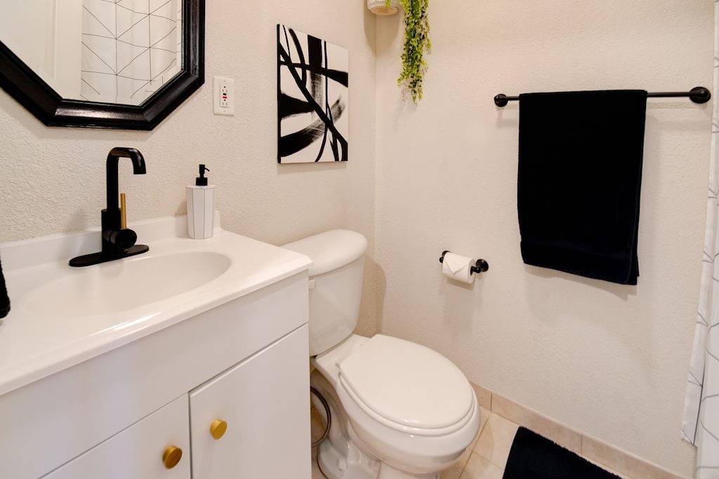 ✮The Monochromatic Modern Studio✮Near Ttu✮1Bd/1Bth in Lubbock, Lubbock County