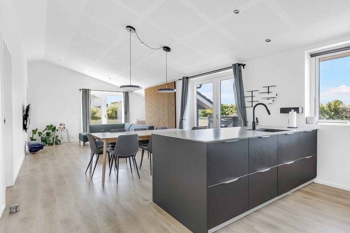 Ferienhaus für 8 Personen, mit Terrasse und Garten sowie Ausblick, mit Haustier in Tårup - 4