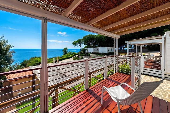 Bungalow per 4 persone, con Vista oceano e Terrazza a Marina di Camerota