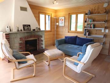 Ferienhaus für 4 Personen, mit Ausblick und Terrasse sowie Seeblick und Garten am Genfer See