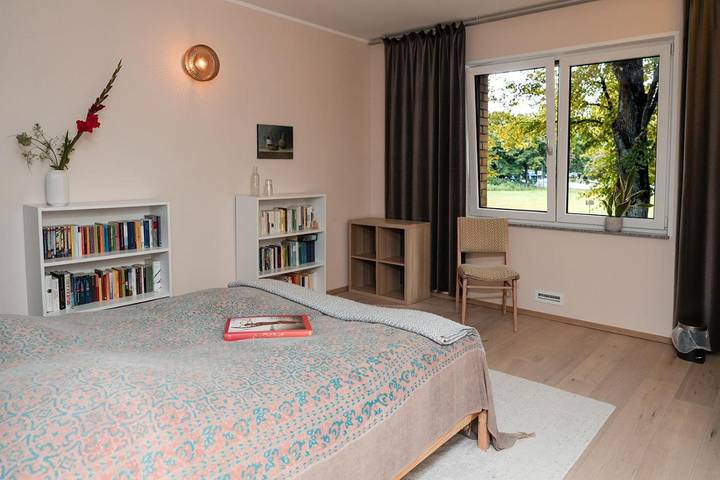 Appartement voor 2 personen, with terras and uitzicht as well as tuin in Hamburg