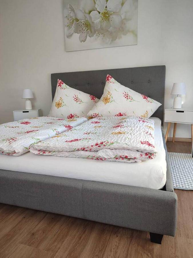 Ferienwohnung für 4 Personen, mit Garten und Ausblick