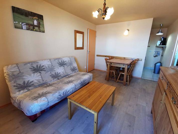 Ganze Wohnung, 2-Zimmer-Wohnung direkt an den Pisten, Balkon und Aufzug in Prapoutel, Les Adrets