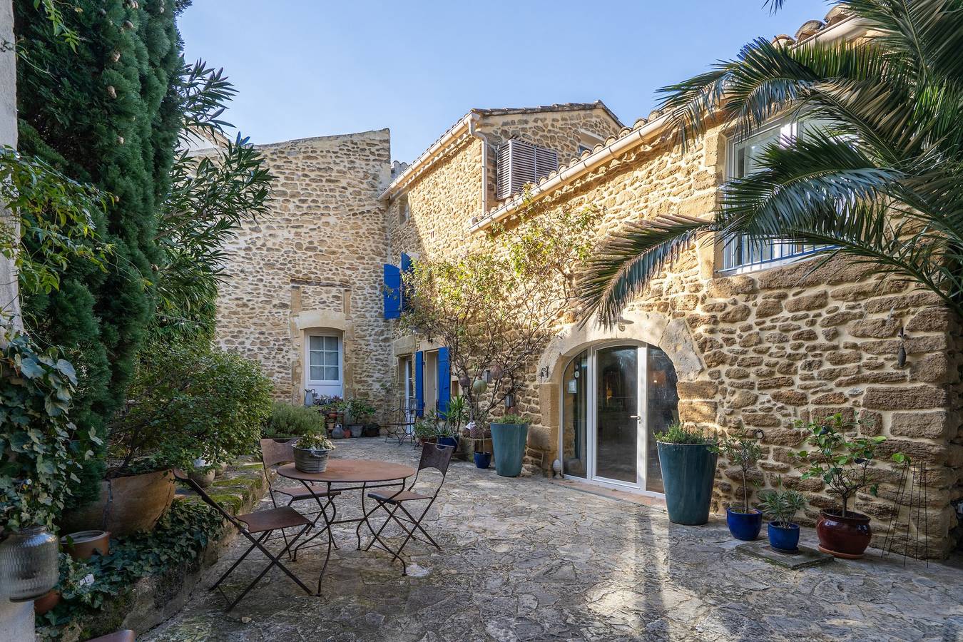 Gîte 'Les Aiguières en Provence' mit privater Terrasse, privatem Garten und Wlan in Suze-la-Rousse, Nyons und Umgebung