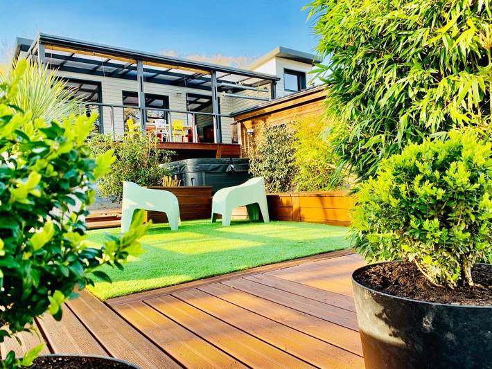 Villa pour 6 personnes, avec jacuzzi et jardin