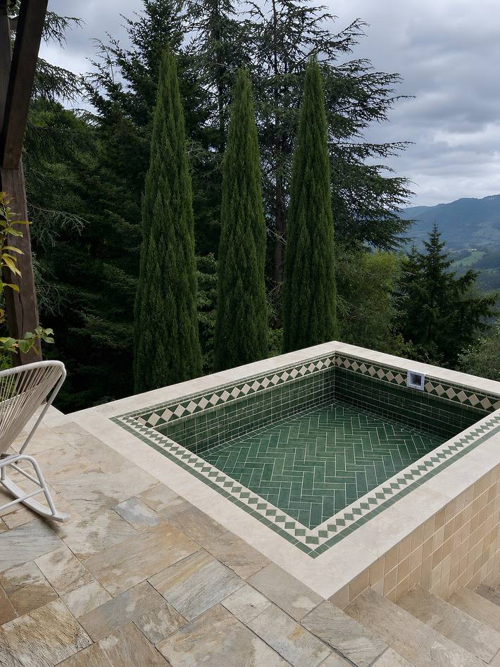 Splendida villa con vista panoramica e piscina in Fabras, Parc naturel régional des Monts d'Ardèche